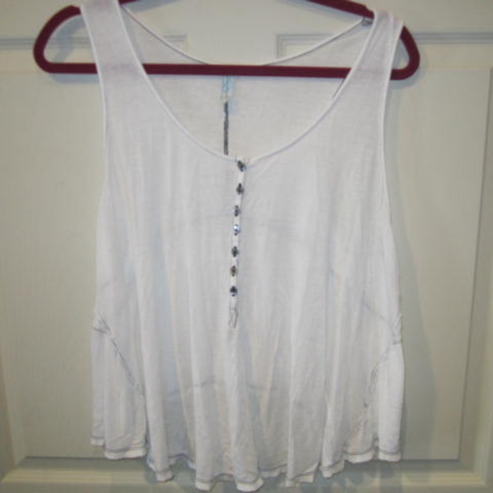 Free People Tank Top size L white
